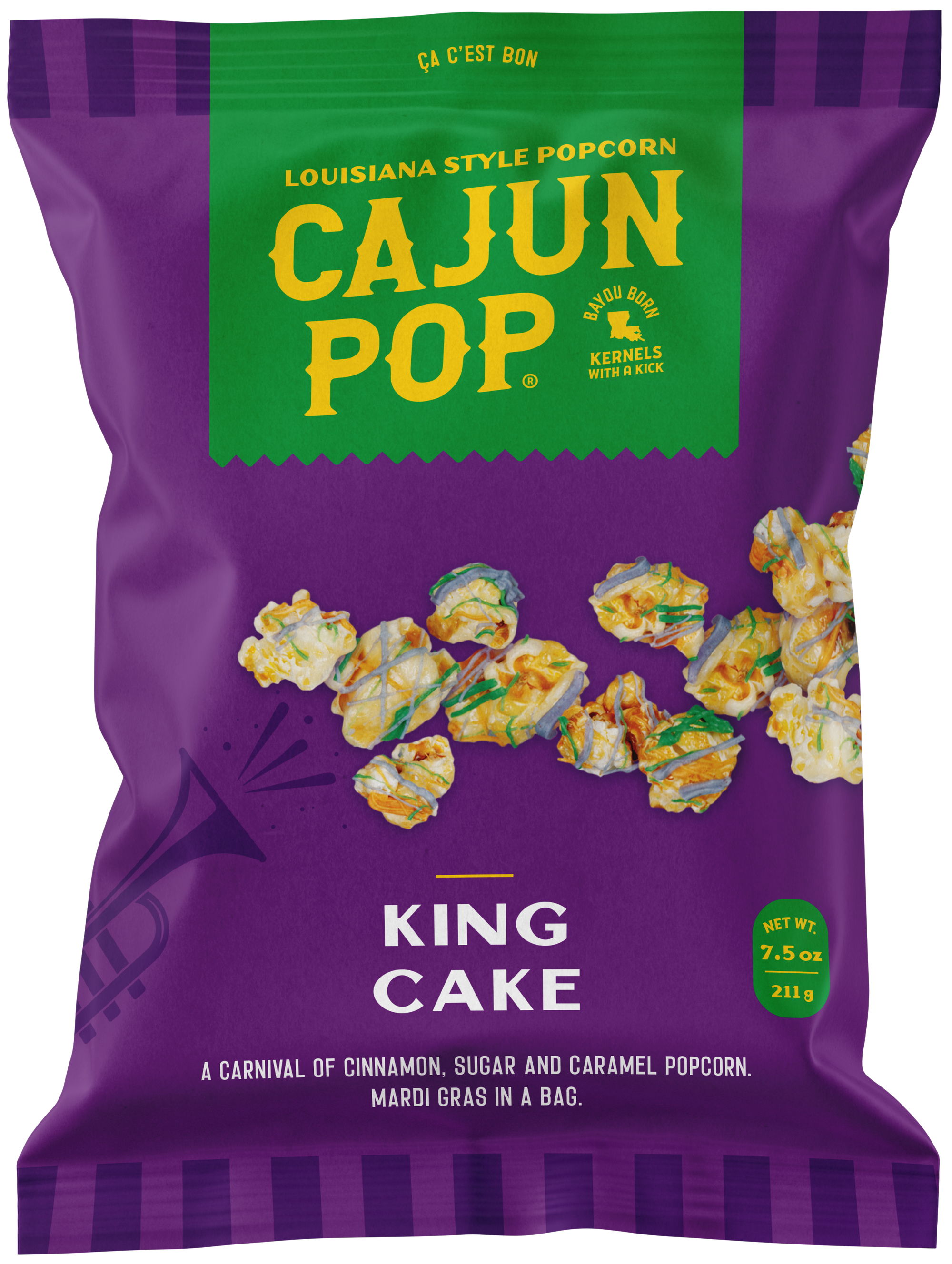 CASE OF 28-CT-King Cake-Family Size